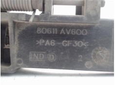 Recambio de maneta exterior trasero derecha para nissan primera berlina (p12) 1.9 dci referencia OEM IAM 80642AV600  