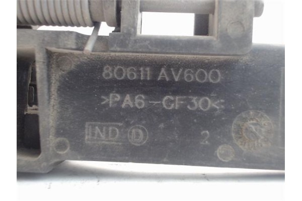Recambio de maneta exterior trasero derecha para nissan primera berlina (p12) 1.9 dci referencia OEM IAM 80642AV600  