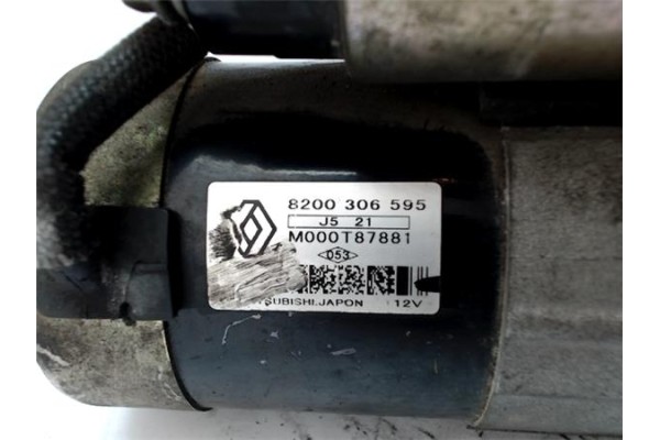Recambio de motor arranque para renault clio ii fase ii (b/cb0) 1.5 authentique referencia OEM IAM 8200306595 M000T87881 2330033