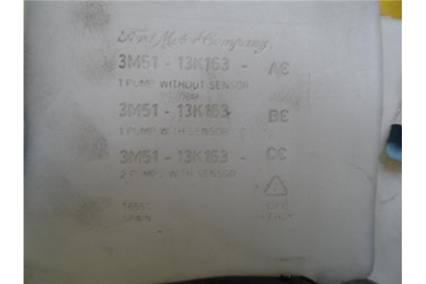 Recambio de deposito limpiaparabrisas para ford focus c-max 1.6 tdci referencia OEM IAM 3M5113K163  