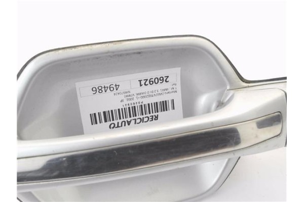 Recambio de maneta exterior delantero derecha para mitsubishi montero (v60/v70) 3.2 di-d (v68w, v78w) referencia OEM IAM MR97042