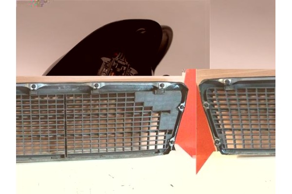 Recambio de rejilla capo para mercedes-benz clase c (bm 202) berlina 2.2 220 (202.022) referencia OEM IAM 2028880023  A202888002