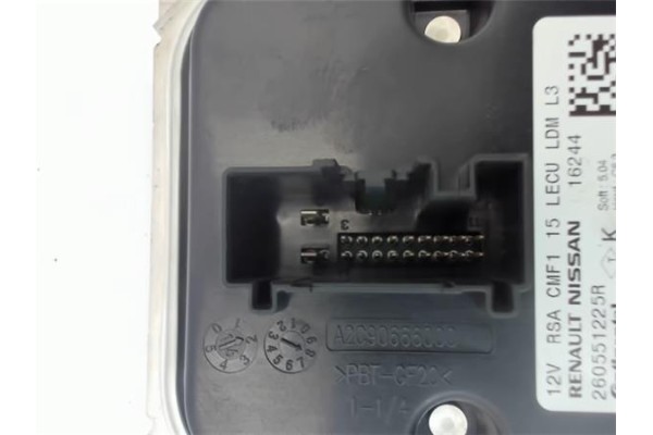 Recambio de centralita para renault clio iv 0.9 limited referencia OEM IAM 260551225R A2C90665801 