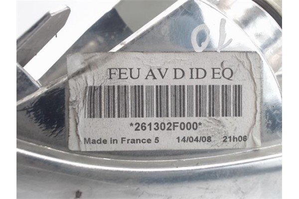 Recambio de intermitente delantero dcho para nissan primera berlina (p11) referencia OEM IAM  261302F000 