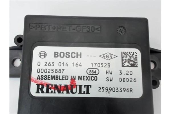 Recambio de modulo electronico para renault grand scenic iv 1.2 tce referencia OEM IAM 0263014164  