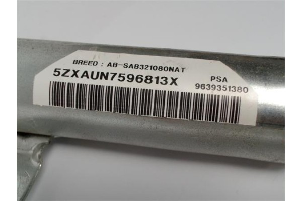 Recambio de airbag cortina delantero izquierdo para peugeot 307 break / sw (s1) 1.6 16v referencia OEM IAM 9639351380 5ZXAUN7596