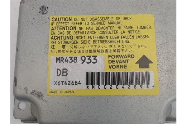 Recambio de centralita airbag para mitsubishi montero pinin (h60/h70) 1.8 1800 mpi comfort (5-ptas.) referencia OEM IAM x6t42684