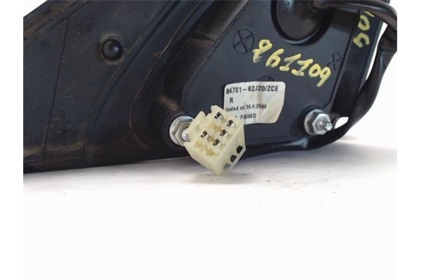 Recambio de retrovisor electrico derecho para suzuki swift iii (sg) 1.3 referencia OEM IAM 8470162J20  