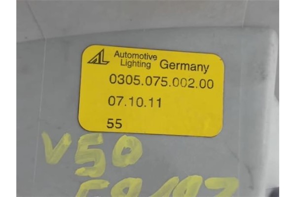 Recambio de faro antiniebla derecho para volvo v50 familiar 2.0 d referencia OEM IAM 030507500200 30698630 