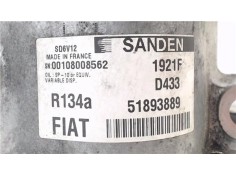 Recambio de compresor aire acond. para fiat iii fiorino (225) 1.3 d multijet referencia OEM IAM 1921FD433  