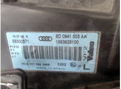 Recambio de faro delantero izquierdo para audi a4 berlina (b5) 1.9 tdi referencia OEM IAM 8D0941003AK  