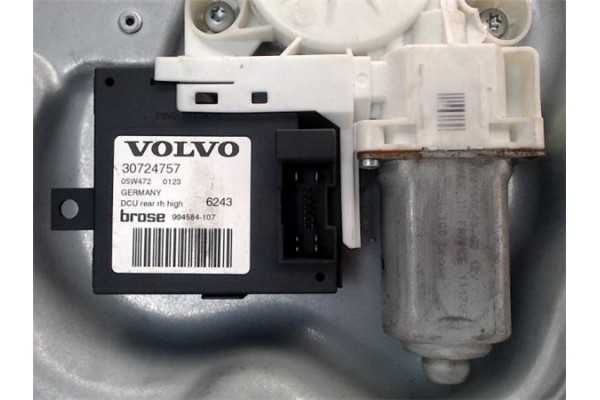 Recambio de elevalunas electrico trasero derecho para volvo v50 familiar 2.0 d referencia OEM IAM 30724757 994584107 