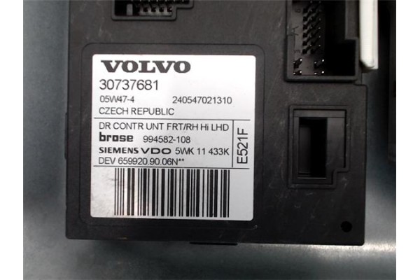 Recambio de elevalunas electrico delantero derecho para volvo v50 familiar 2.0 d referencia OEM IAM 30737681  