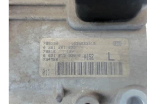 Recambio de centralita para fiat ii bravo (198) 1.4 referencia OEM IAM 78813020163500745 0261201635 