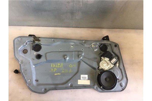 Recambio de elevalunas electrico delantero izquierdo para seat ibiza (6l1) 1.9 sdi referencia OEM IAM 6L4837751CM 6L4837755T 