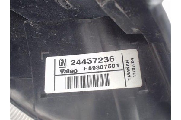 Recambio de piloto trasero derecho para opel corsa c referencia OEM IAM 24457236 89307501 