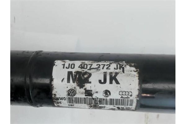 Recambio de palier delantero derecho para seat leon (1m1) 1.9 tdi referencia OEM IAM 1J0407272JK  
