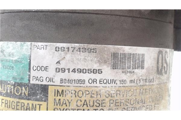 Recambio de compresor aire acond. para opel astra g berlina 1.6 16v referencia OEM IAM 1854102 9174395 