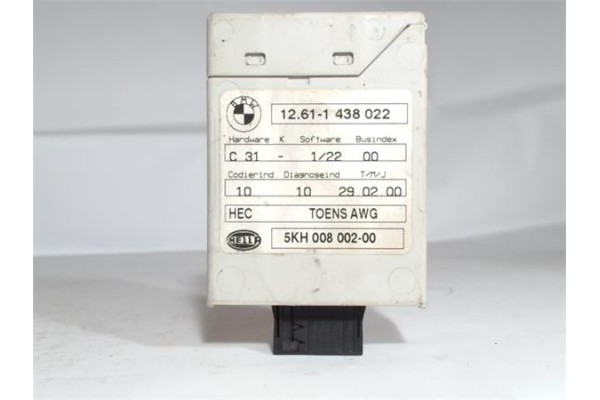 Recambio de caja reles para bmw serie 3 berlina (e36) 1.6 316i exclusiv edition referencia OEM IAM 12611438022 5KH00800200 