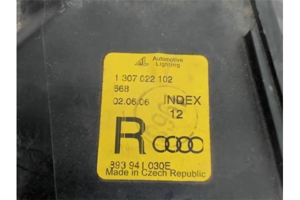 Recambio de faro delantero dcho para audi 80 berlina/avant referencia OEM IAM 893941030E 1307022102 301075112 , AUDI | 301075111
