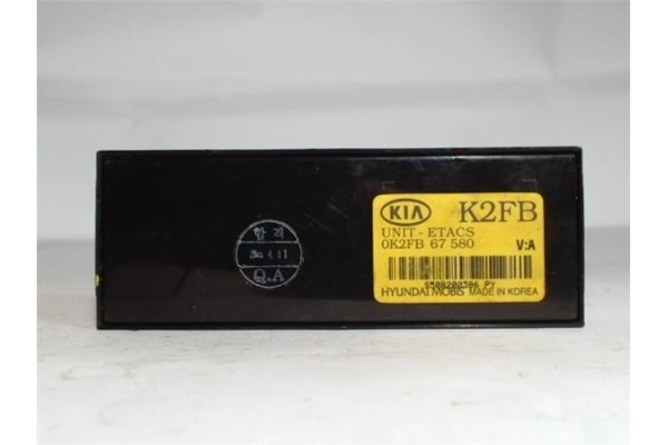 Recambio de centralita cierre para kia carens 2.0 crdi ex monovolumen referencia OEM IAM 0K2FB67580 S508200386 