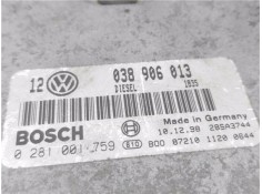 Recambio de centralita para volkswagen golf iv berlina (1j1) 1.9 sdi referencia OEM IAM 038906013 0281001759 