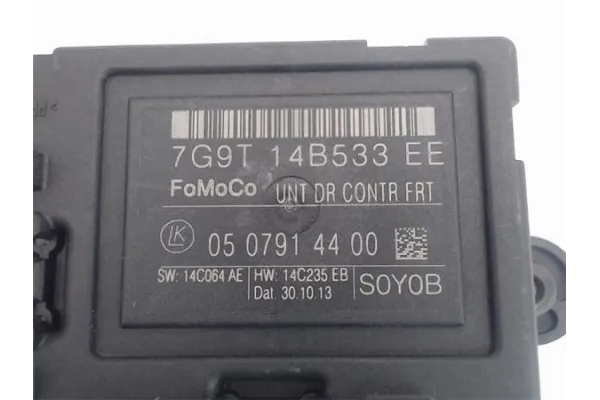 Recambio de centralita cierre puerta delantero derecha para ford s-max (ca1) referencia OEM IAM (7G9T14B533EE) (0507914400) 