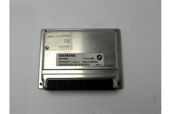 Recambio de centralita para bmw serie 3 berlina (e46) 2.0 320i referencia OEM IAM 7519308/7520484 5WK90015/DMEMS43 