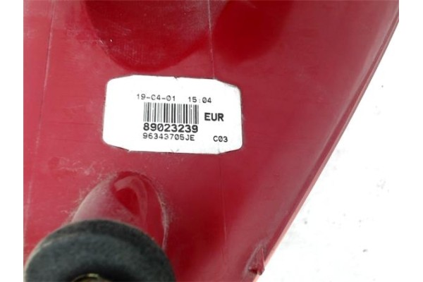 Recambio de piloto trasero derecho para peugeot 307 (s1) referencia OEM IAM 96343705JE 89023239 