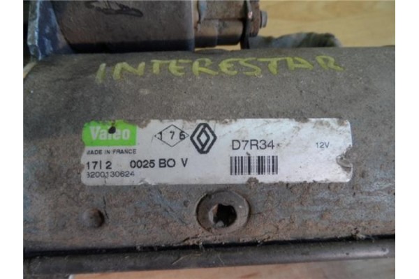 Recambio de motor arranque para nissan interstar (x70) 1.9 caja cerrada, l 1h1, batalla corta 2,8t referencia OEM IAM 8200130624