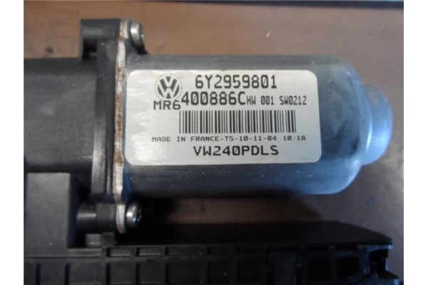 Recambio de mecanismo elevalunas delantero derecho para volkswagen polo iv (9n1) 1.4 tdi referencia OEM IAM 6Y2959801 400886 