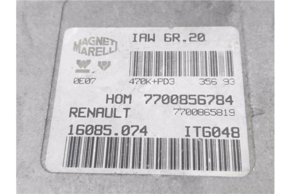 Recambio de centralita para renault twingo i (c06) 1.3 (c063/64) referencia OEM IAM 7700856784 IAW6R20 