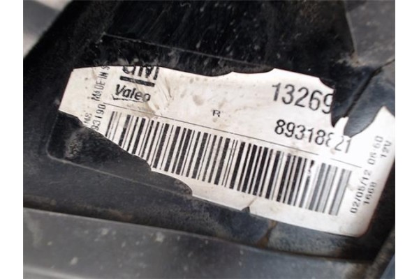 Recambio de piloto trasero derecho para opel corsa d 1.3 cdti referencia OEM IAM 93190151 93190151 