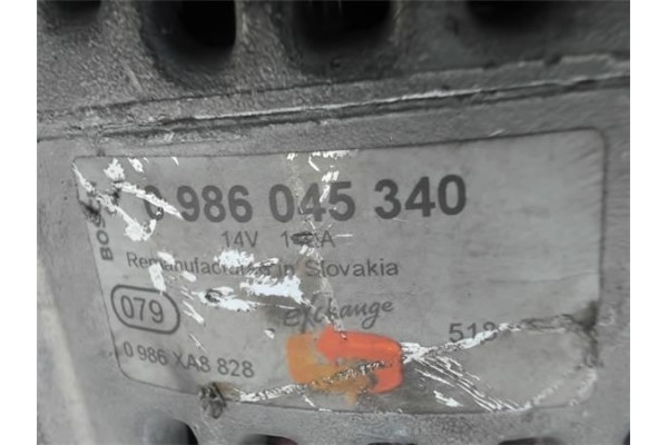 Recambio de alternador para audi tt coupe (fv3) 1.8 tfsi coupe referencia OEM IAM 0986XA6461 0986045340 
