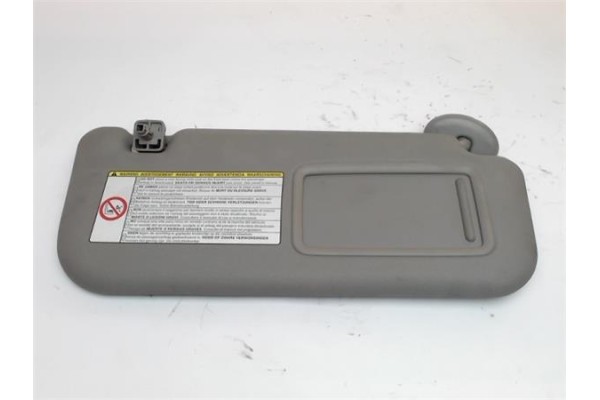 Recambio de parasol derecho para toyota yaris (ncp1/nlp1/scp1) 1.4 d-4d referencia OEM IAM   