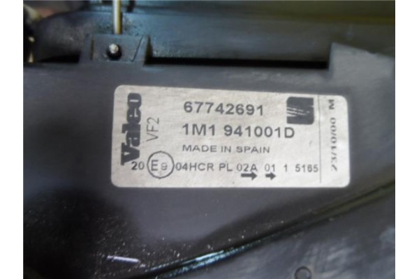 Recambio de faro delantero izquierdo para seat toledo (1m2) 1.6 referencia OEM IAM 1M1941001D 67742691 
