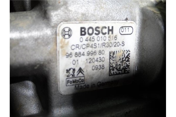 Recambio de bomba de alta para peugeot partner tepee 1.6 hdi referencia OEM IAM 9688499680 0445010516 