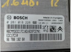 Recambio de centralita encendido para peugeot partner tepee 1.6 hdi referencia OEM IAM 9678818280 0281018228 