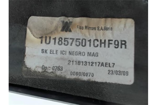 Recambio de retrovisor electrico izquierdo para skoda octavia berlina (1u2) referencia OEM IAM 1U1857501CHF9R 2118131217AEL7 