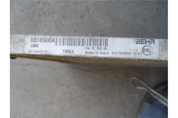 Recambio de radiador aire acondicionado para peugeot boxer furgón 2.2 hdi 120 referencia OEM IAM 1361235080  1371427080 , FIAT |