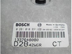 Recambio de centralita encendido para peugeot boxer furgón (230l) 2.8 hdi referencia OEM IAM 1337648080 0281010931 