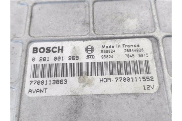 Recambio de centralita para renault megane i (ba0/1_) 1.9 dti (ba08, ba0n) referencia OEM IAM 7700113863 281001969 