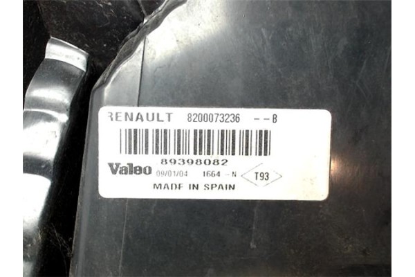 Recambio de piloto trasero izquierdo para renault megane ii berlina 3p referencia OEM IAM 8200073236 89398082 7700428054 , RENAU