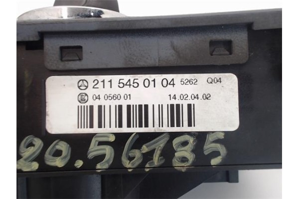 Recambio de mando de luces para mercedes-benz clase e (bm 211) berlina 3.2 e 320 (211.065) referencia OEM IAM 2115450104  