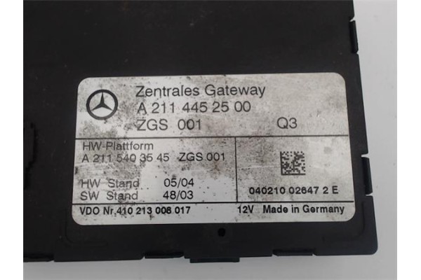 Recambio de centralita para mercedes-benz clase e (bm 211) berlina 3.2 e 320 (211.065) referencia OEM IAM (A2114452500)  