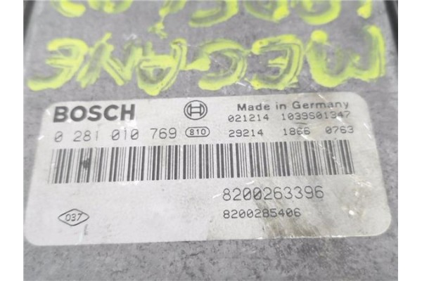 Recambio de centralita para renault megane ii (bm0/1_, cm0/1_) 1.9 dci (bm0g, cm0g) referencia OEM IAM 8200263396 0281010769 