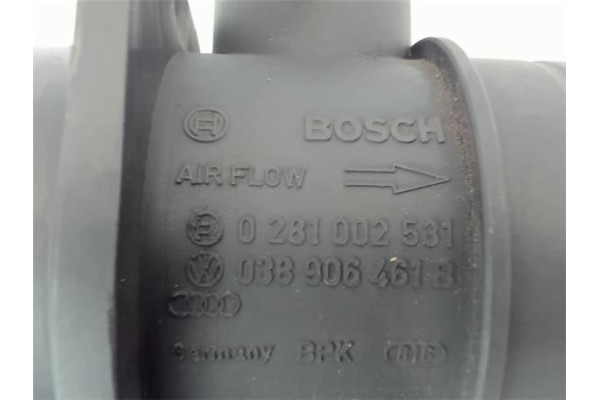 Recambio de caudalimetro para volkswagen touran (1t1) 1.9 tdi referencia OEM IAM 038906461B 0281002531 (038906461B) , AUDI | (03