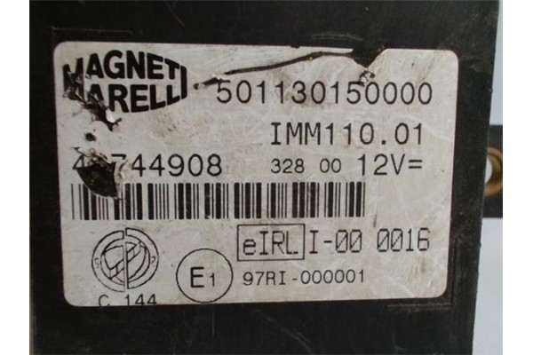 Recambio de centralita para fiat bravo (182) 1.9 jtd 100 sport referencia OEM IAM 46744908 501130150000 