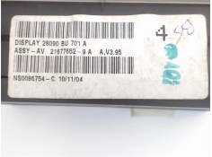 Recambio de pantalla para nissan almera (n16/e) referencia OEM IAM 28090BU701A  