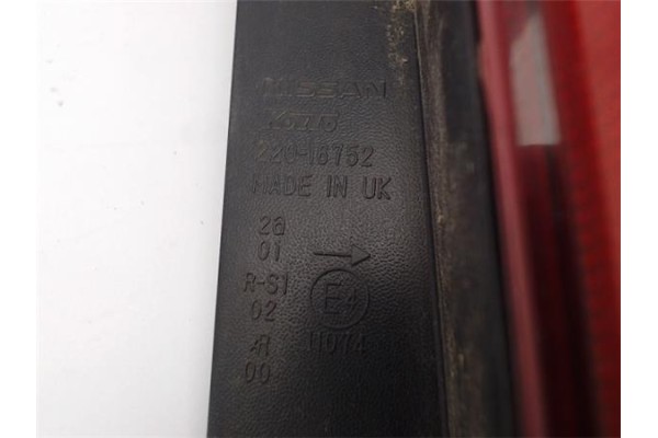 Recambio de piloto trasero derecho para nissan note i (e11e) referencia OEM IAM RS102AR00 22016752 